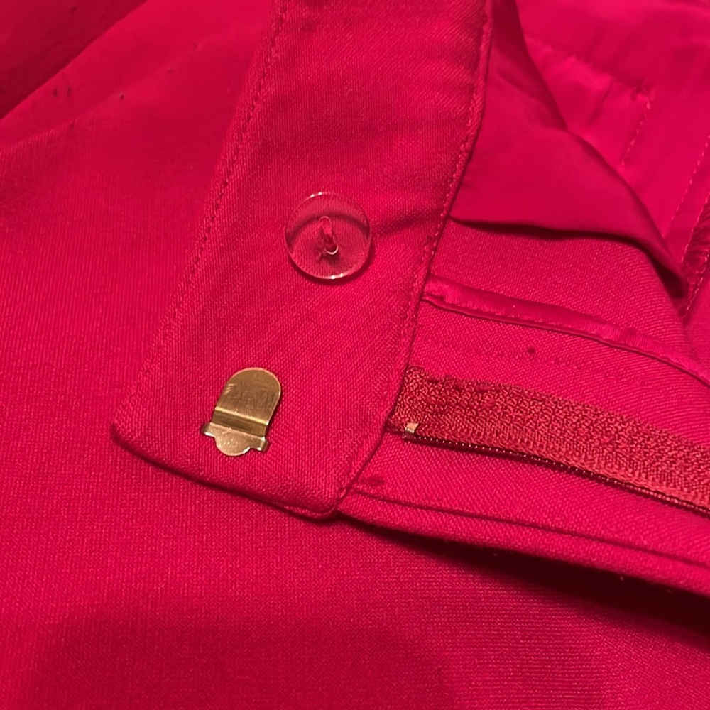 Hot Pink Paige Cropped Pants size 2 EUC - Picture 4 of 5
